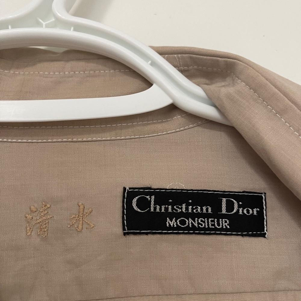 Christian Dior Beige Polo Long Shirt Women